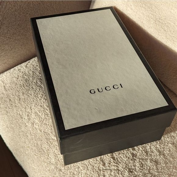 Gucci Black Prism Petro Patent Leather Wimbledon Platform Stilleto Heels - Picture 11 of 12